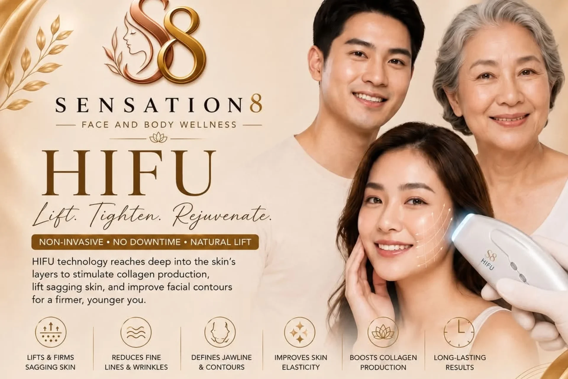 10% Off HIFU Treatment at Sensation8